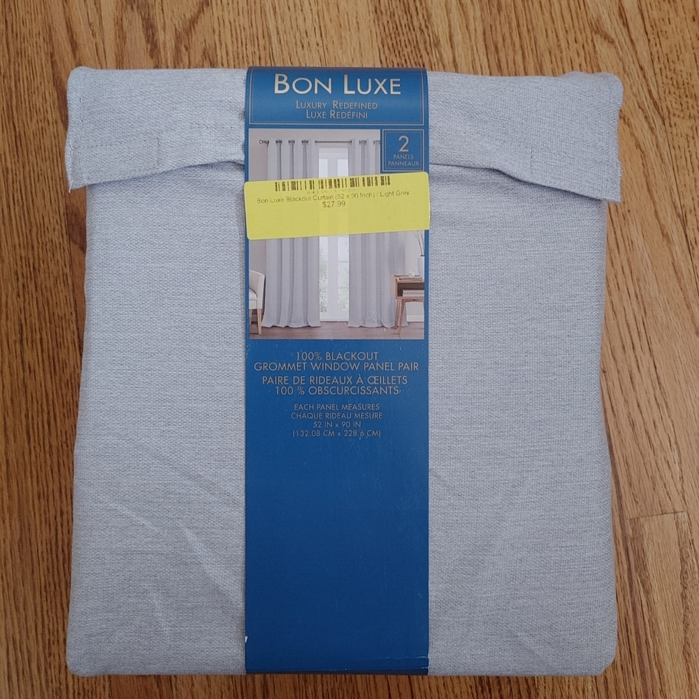 Gray Blackout Curtain Panels